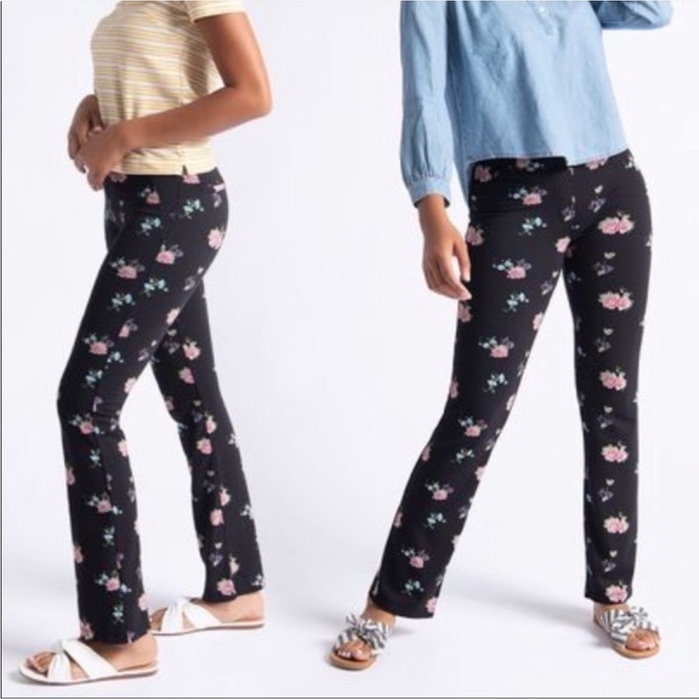 Betabrand Floral Yoga Pants